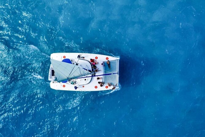 Isla Mujeres: Catamaran Tour with Snorkeling Food, Drinks, Beach - Snorkeling beside the Underwater Museum of Art