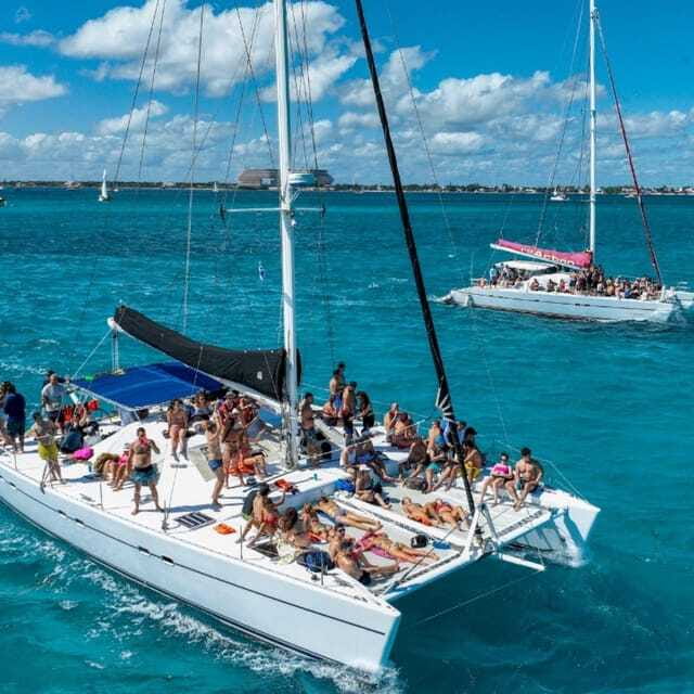 Isla Mujeres: Deluxe Catamaran Tour - Snorkeling in clear water, when conditions allow