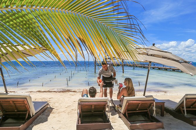 Isla Mujeres luxury catamaran with premium open bar and lunch - Pickup from Cancun and the marina check-in