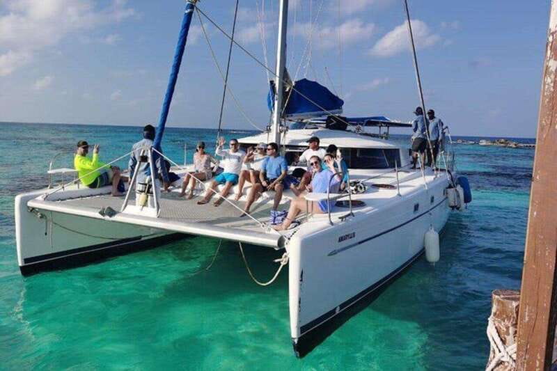 Isla Mujeres Plus Experience Catamaran Tour + Snorkel+Lunch - Lunch on board, with one important caveat