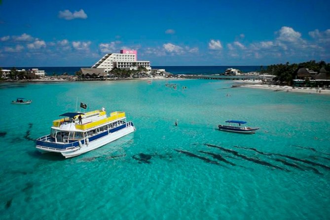 Isla Mujeres Unlimited Catamaran with Transportation from Cancun - Punta Sam reef and the snorkeling plan