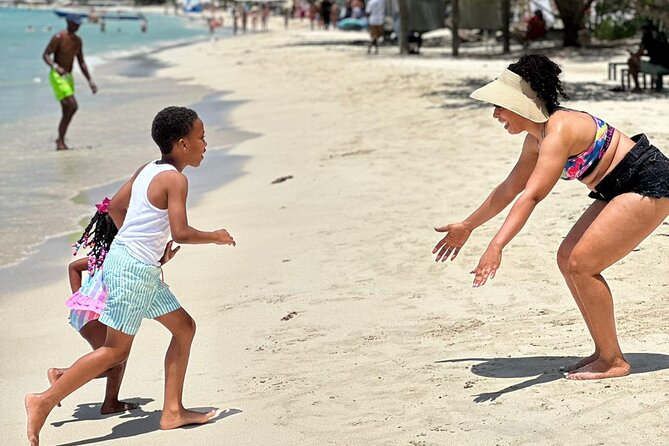 Jamwest Beach Negril Family Catamaran Cruise Pick up from Lucea - One hour at Jamwest Beach Park before sailing