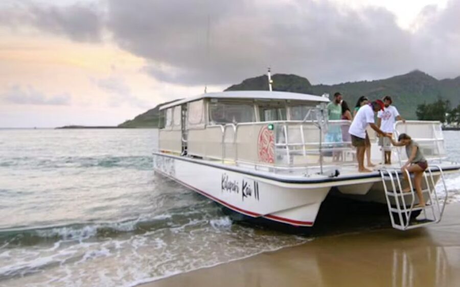 Kauai: Catamaran Sunset Cruise - Setting out from Nawiliwili Small Boat Harbor