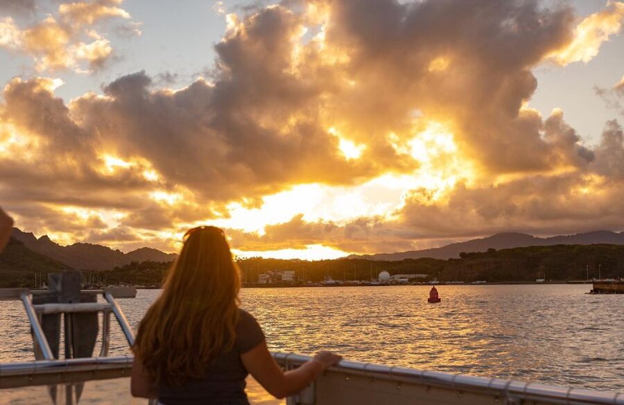 Kauai: Catamaran Sunset Cruise - The Hule’a River and the Menehune Fish Pond