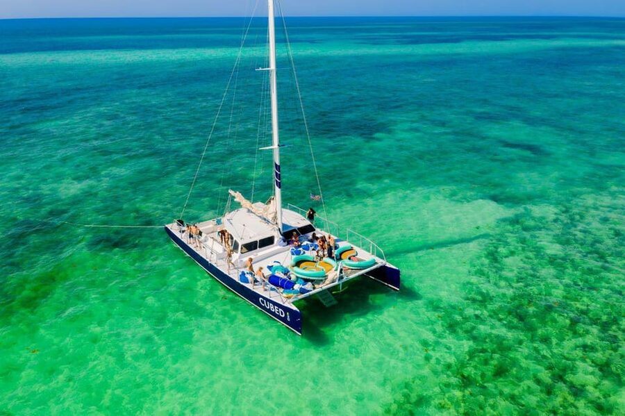 Key West: Afternoon Catamaran Sail and Dolphin Watch - The first stretch of sailing