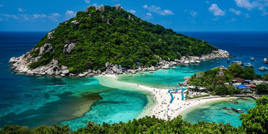 Koh Samui: Koh Tao and Nangyuan Snorkeling Tour by Catamaran - Koh Nangyuan: beach time and the famous viewpoint