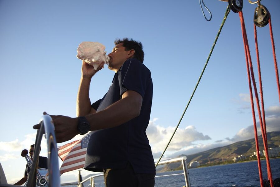 Kona Deluxe Catamaran Whale Watching Cruise - The boat, seating, and onboard comfort