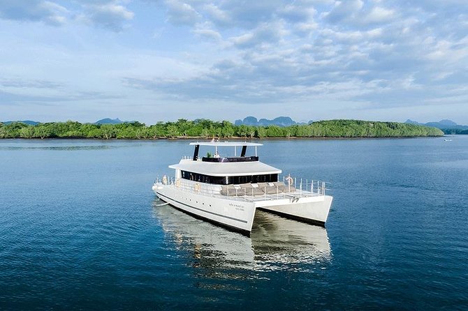 Krabi Hong Islands Sunset Party Catamaran Cruise - Railay Bay and Phra Nang Cave from the Water