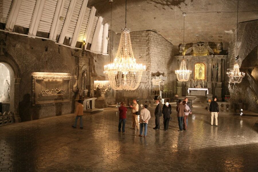 Krakow: Lazy Catamaran River Cruise and Salt Mine Group Tour - Key points at a glance