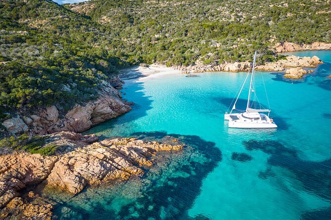 La Maddalena Archipelago Catamaran Day Tour - Spargi: granite cliffs and the first real swim