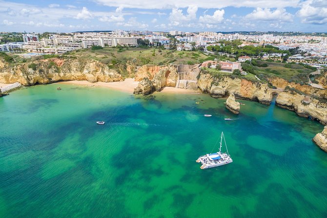 Lagos Half-Day Catamaran Cruise with Lunch - Camilo Beach and its sandstone formations