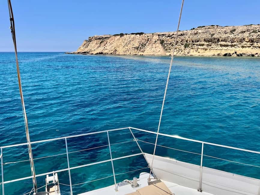 Limassol: Catamaran Cruise with Lunch - From your hotel to Limassol Old Port
