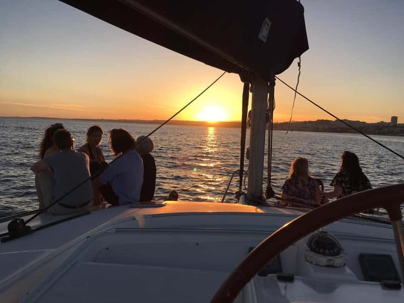 Lisbon: Catamaran Cruise with Drinks & Pastel de Nata - Commerce Square and the first look at Lisbon