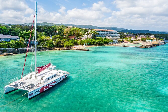 Lovers Rock Catamaran Cruise From Ocho Rios - Appetizers, pastries, fruit, and the open bar