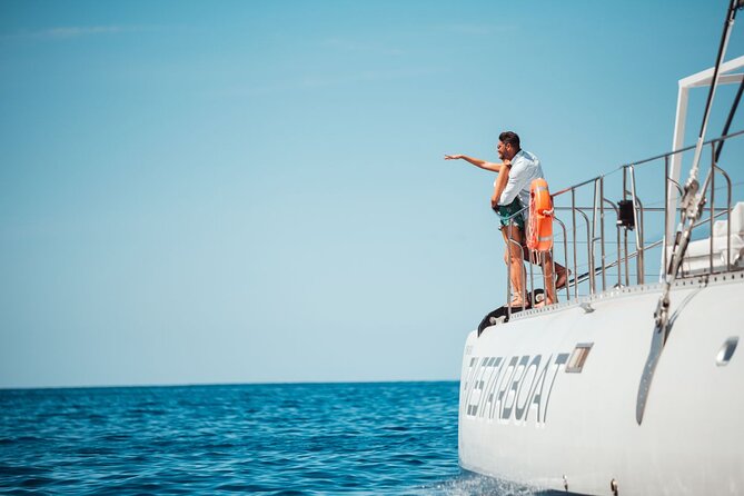 Luxury Catamaran Cruise with Brunch and Unlimited Drinks - The southern Tenerife coastline from the water