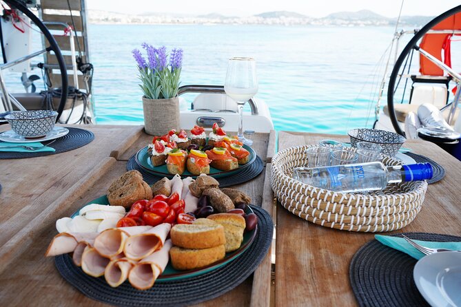 Luxury Catamaran Full Day Private & Greek Gastronomy in Athens - What is included aboard the vessel