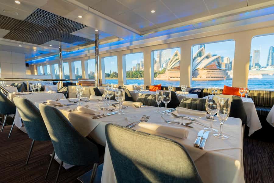 Luxury Catamaran Lunch Cruise with Deluxe Buffet - Luna Park and the return to Darling Harbour