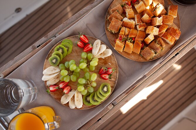 Luxury Catamaran Morning Private & Greek Gastronomy in Athens - Vouliagmeni Beach and the second swim