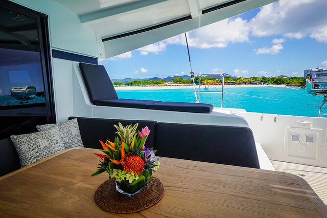 Luxury Catamaran Private Charter in St. Maarten/St. Martin - Food, Drinks, and Crew Service
