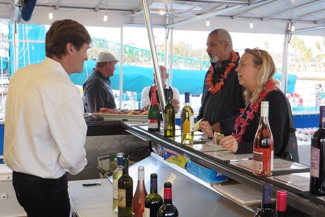 Luxury Catamaran Sunset and Wine Cruise from Dana Point - Four wine tastes and a light snack platter