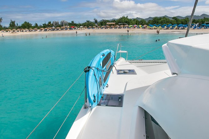 Luxury Private Full-Day Catamaran Charter in St Maarten & Saint-Martin - Mullet Bay, Long Bay, Happy Bay, and Divi Little Bay