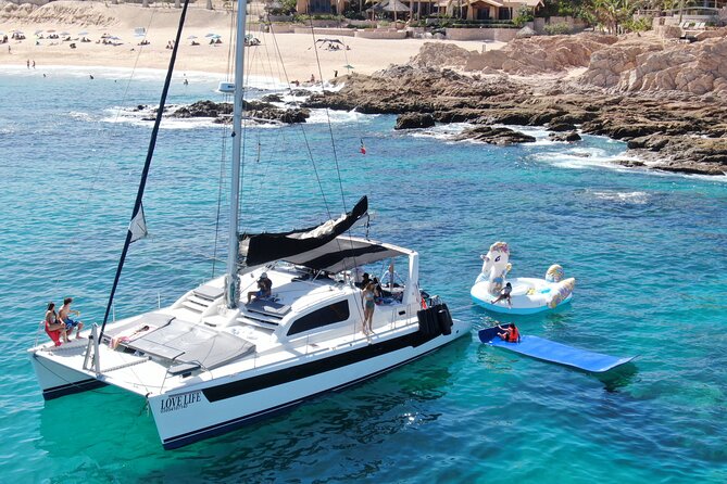 Luxury Sailing catamaran charter in Cabo San Lucas all inclusive - From Cabo transport to the boat