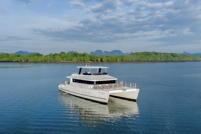 Luxury Sunset Cruise at Krabi's Coastlin with Power Catamaran - Snorkeling at Phra Nang Cave Beach