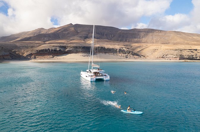 Magic Dreams Luxury Catamaran in Fuerteventura - Swimming, Snorkeling, and Paddle Surfing