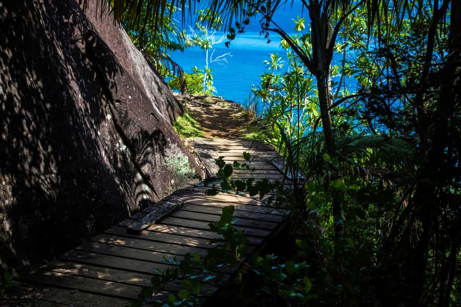Mahé: Baie Ternay Park Catamaran Cruise with BBQ Lunch - Key points at a glance