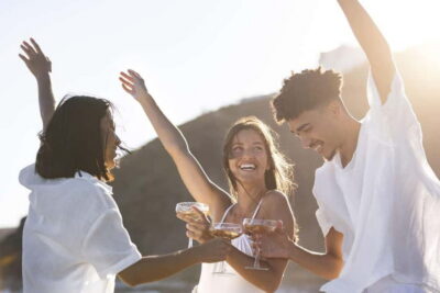 Catamaran Sunset or Night Cruise w/ Live DJ & Drink