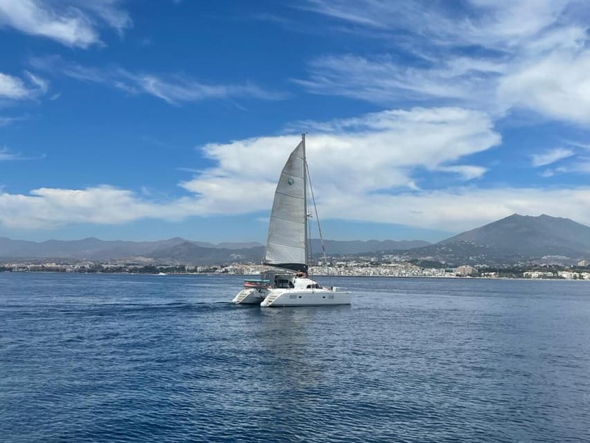 Marbella: Private Cruise in Catamaran - Drinks, Snacks, and the Sunset Option