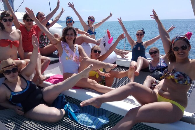 Marbella Small Group Catamaran with Dolphin Watching - The anchored stop for swimming and water sports