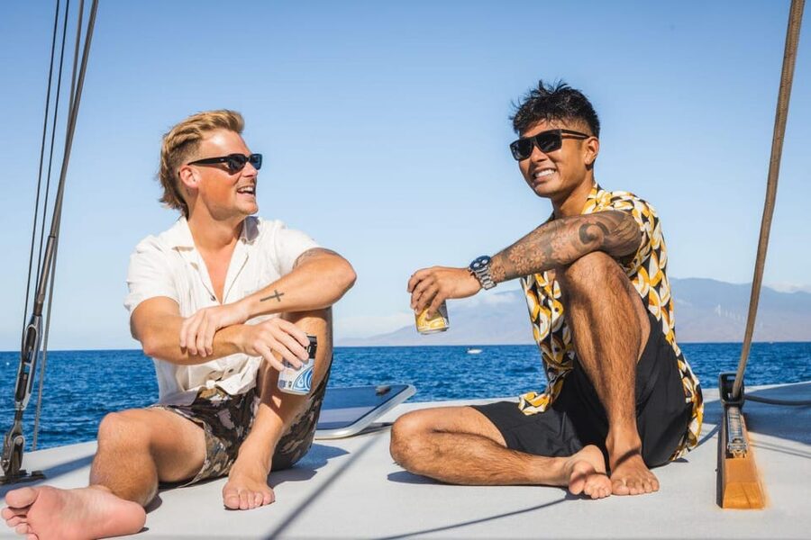 Maui: Luxury Catamaran Turtles & Tacos Snorkel - The whale-watching possibility