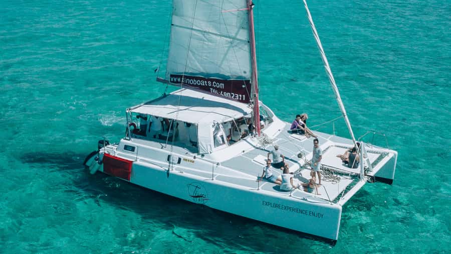 Mauritius: Catamaran Day Cruise to lle aux Cerfs with Lunch - The ride toward Ile aux Cerfs