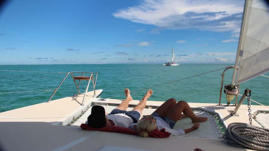 Mauritius: Ile aux Cerf Catamaran w/Waterfall Visit & Lunch - Starting at Trou d’Eau Douce at 8:30 a.m.