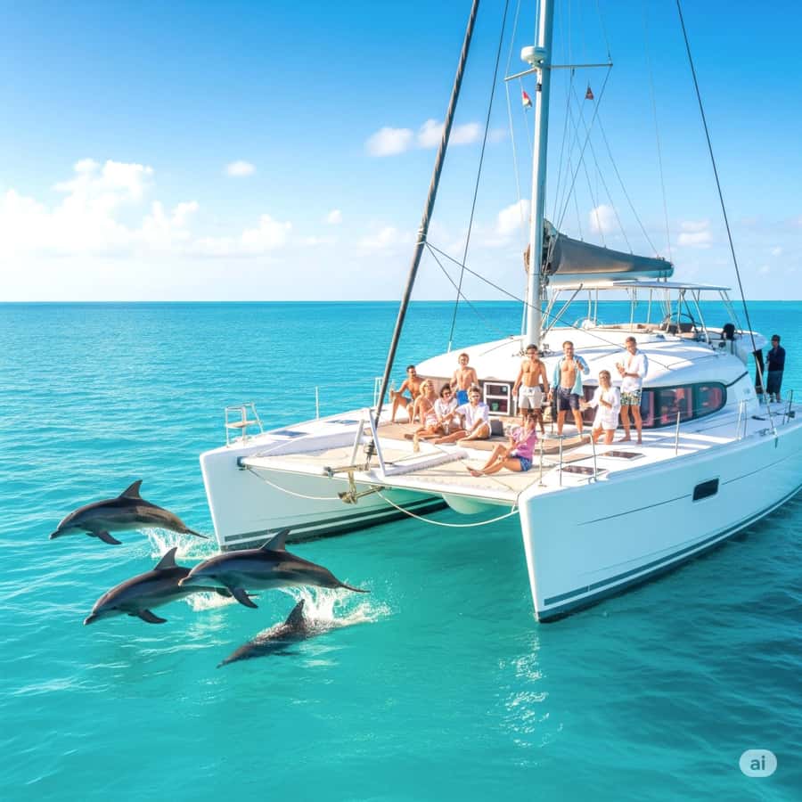 Miami: Key West with Catamaran Tour, Drinks, and Free Time - What the three-hour boat outing offers