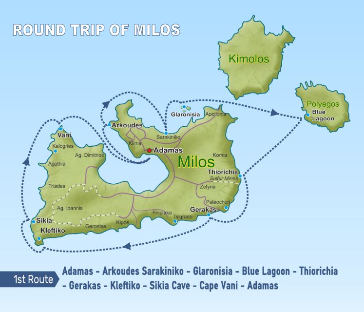 Milos: Full-Day Catamaran Cruise with Food and Open Bar - The first stretch: Cape Vani to Kalogries Beach