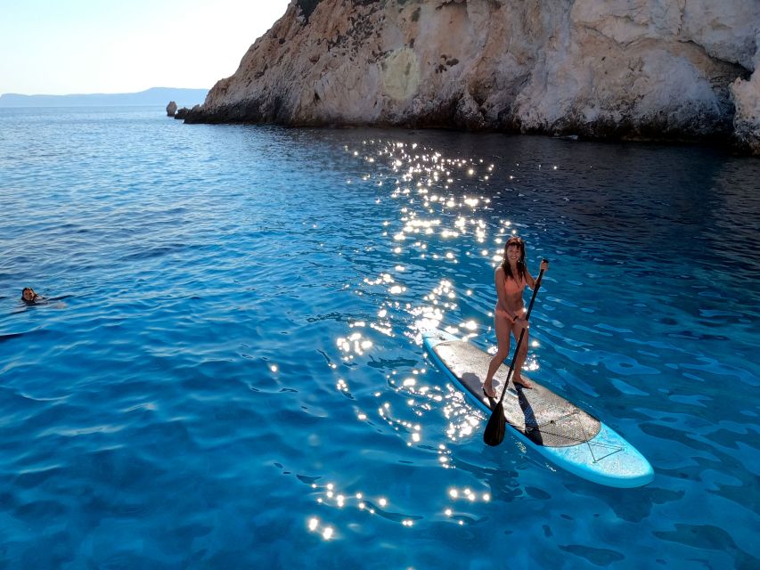 Milos: Full-Day Catamaran Cruise with Paddle Board - The crew and the feel onboard