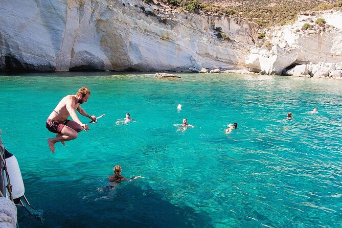 Milos Luxury Catamaran Cruise to Kleftiko Bay with Lunch - Lunch with Greek flavors and plenty of choice