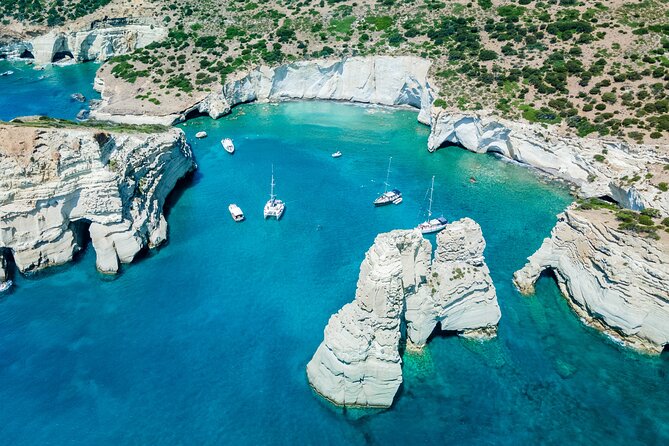 Milos & Poliegos Catamaran Cruise Homemade Full menu BBQ & Drinks - What makes this cruise worth considering