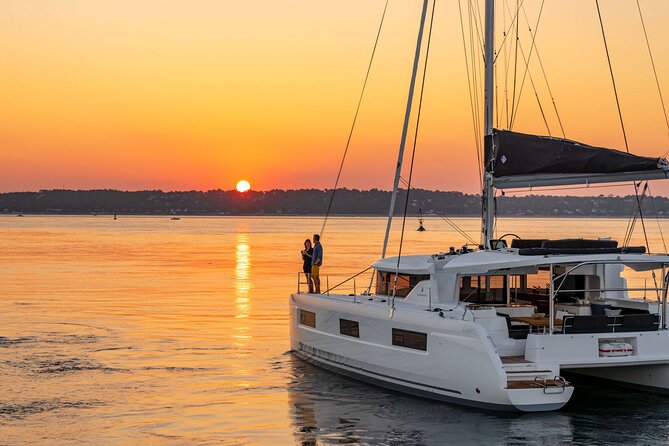 Milos & Poliegos Catamaran Cruise Homemade Full menu BBQ & Drinks - Cape Vani and the old mining coast