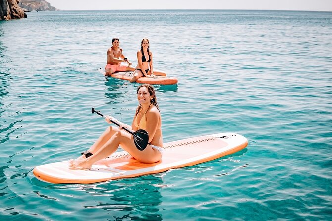 Milos Private Full Day Catamaran Cruise with Lunch and Drinks - Snorkeling, paddleboards, and onboard extras