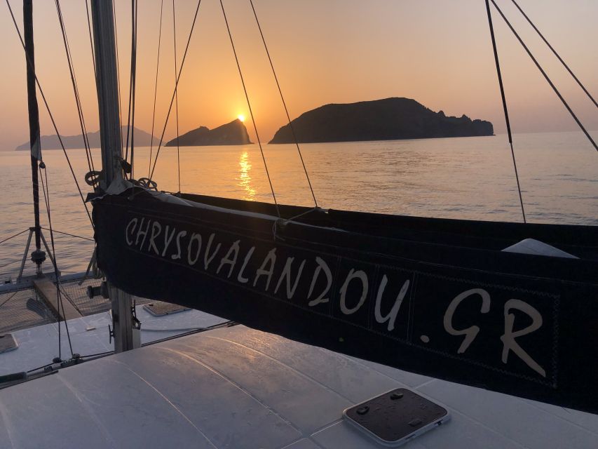 Milos: Sunset Catamaran Cruise with Kleftiko Visit - Key points at a glance