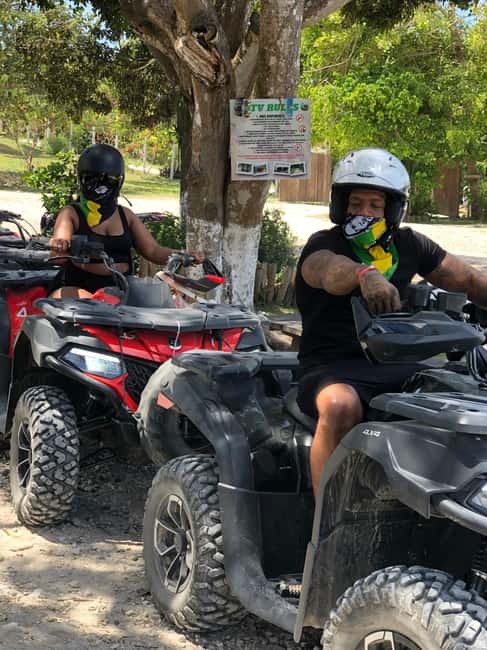 Montego Bay: ATV, Zipline, Catamaran, and Horseback Tour - Horseback riding beside the countryside