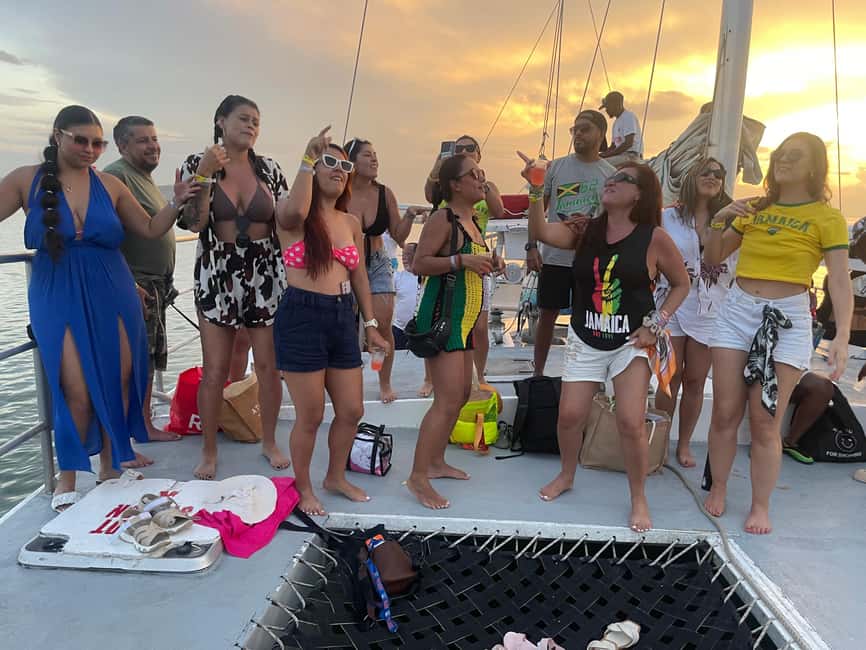 Montego Bay: ATV, Zipline, Catamaran, and Horseback Tour - Bamboo rafting, ocean swing, and infinity-pool time