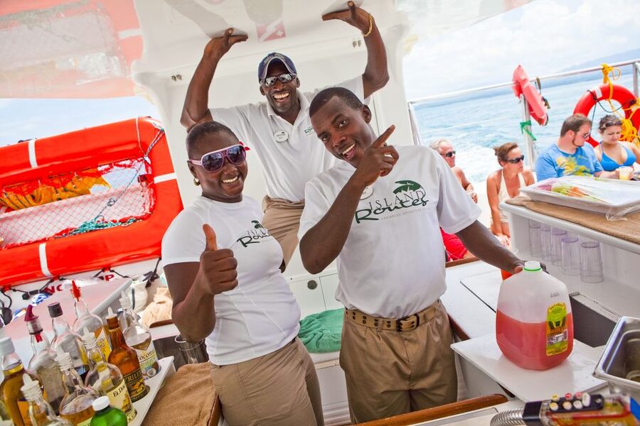 Montego Bay: Reggae Catamaran 18+ Cruise with Open Bar - The return ride turns into a party