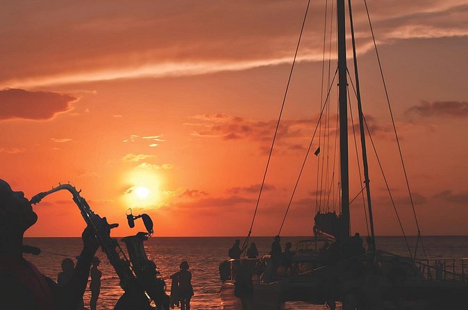 Montego Bay Sunset Catamaran Cruise with Open Bar & Music - Light snacks complete the two-hour outing