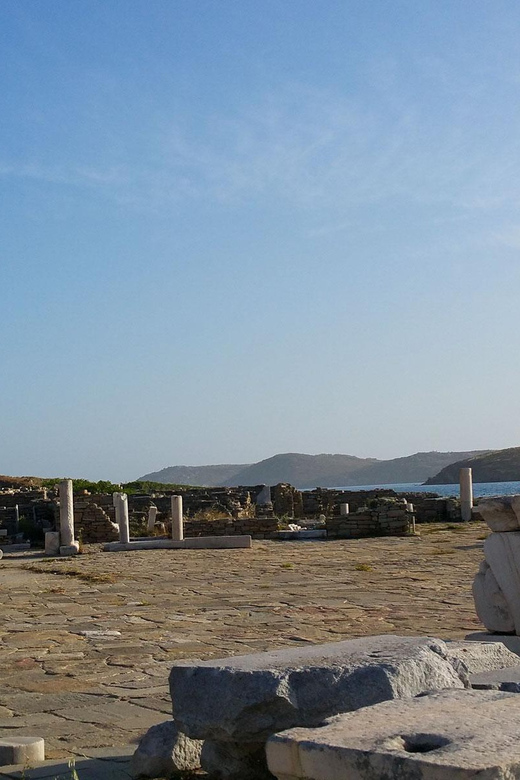 Mykonos Catamaran Delos Rhenia semi private cruise - Two hours for swimming, snorkeling, and lunch