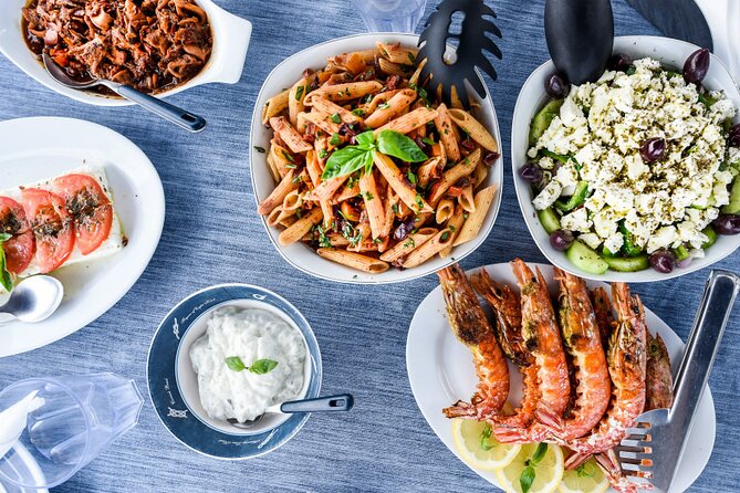 Mykonos Catamaran Premium Day-Sunset Tours 8-flavor Meal & Drinks - Delos from offshore
