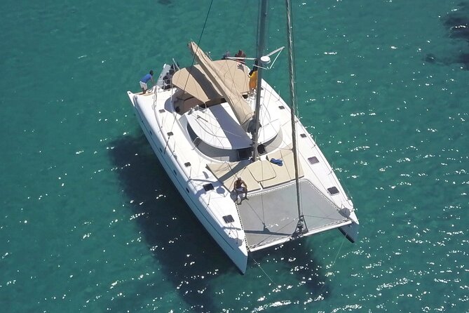 Mykonos Catamaran Private Sunset Cruise, Full Meal & Open-Bar - Key points at a glance